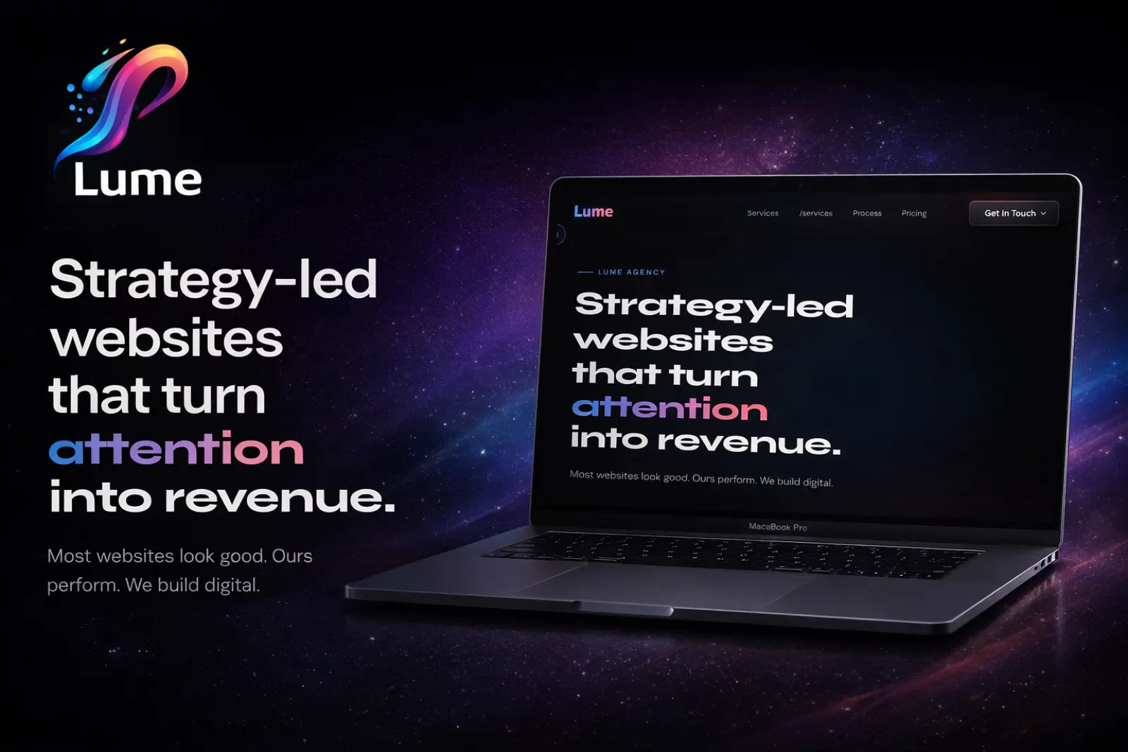 Lume Web Agency — Agency Website · In-House screenshot